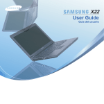 Samsung NP-X22 Manual de Usuario VISTA
