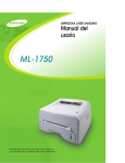 Samsung ML-1750 Manual de Usuario