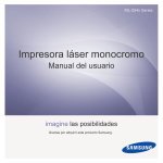 Samsung IMPRESORA LÁSER 
MONOCROMO
ML-2540R Manual de Usuario