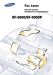 Samsung SF-5800P Manual de Usuario