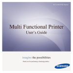 Samsung Impresora 
Multifución Láser Monocromo
SCX-6555NX Manual de Usuario