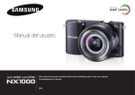 Samsung NX1000 (20-50 mm) Manual de Usuario