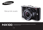 Samsung NX100 Manual de Usuario