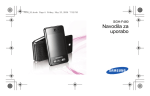 Samsung SGH-F480G Uporabniški priročnik