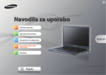 Samsung NP900X3F Uporabniški priročnik (Windows 7)