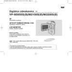 Samsung VP-M2100S Užívateľská príručka