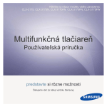 Samsung CLX-3170FN Užívateľská príručka