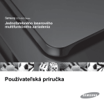 Samsung SCX-4500 Užívateľská príručka