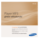Samsung YP-P2 Manual de utilizare