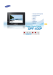 Samsung SPF-105P Manual de utilizare