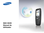 Samsung SGH-X630 manual de utilizador
