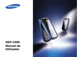 Samsung SGH-J400 manual de utilizador