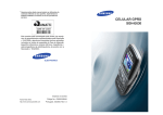 Samsung SGH-E630 manual de utilizador