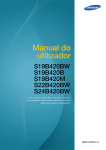 Samsung S19B420BW manual de utilizador