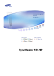 Samsung 931MP manual de utilizador