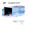 Samsung 931CW manual de utilizador