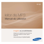 Samsung Leitor de MP3 YP-S2 manual de utilizador