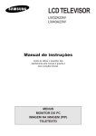 Samsung LW32A23W manual de utilizador