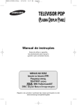 Samsung PS-50P7H manual de utilizador