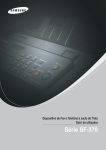 Samsung 600 x 300 ppp 3 cpm Faxes SF-370 manual de utilizador