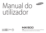 Samsung NX500 (16-50 mm, 50-200 mm) manual de utilizador
