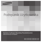 Samsung HMX-E10BP kamera cyfrowa Instrukcja obsługi