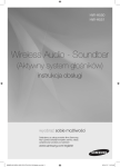 Samsung Soundbar H551 320 W 2.1 Instrukcja obsługi