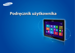 Samsung Seria 5 XE500T1C-H01PL User Manual (Windows 8)