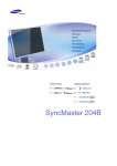 Samsung SyncMaster
203B Bruksanvisning