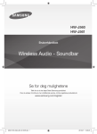 Samsung 2.1 Ch Soundbar J560
 Bruksanvisning
