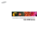 Samsung CLX-3160FN Bruksanvisning
