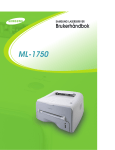 Samsung ML-1750 Bruksanvisning