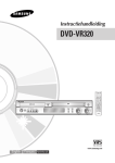 Samsung DVD-VR320 User Manual