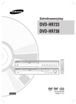 Samsung DVD-HR738 User Manual