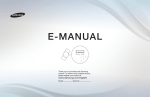 Samsung UE32EH6030 
32" LED-TV User Manual