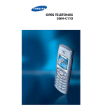 Samsung SGH-C110 Vartotojo vadovas