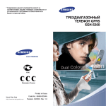 Samsung SGH-S300 Lietotāja rokasgrāmata