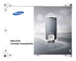 Samsung SGH-F330 Lietotāja rokasgrāmata