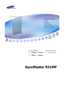 Samsung 931MP Lietotāja rokasgrāmata