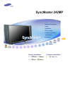 Samsung 242MP Lietotāja rokasgrāmata
