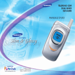 Samsung SGH-A800 User Manual