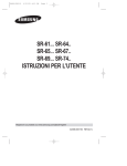 Samsung SR-65KTC User Manual