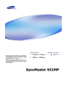 Samsung 931MP User Manual