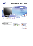 Samsung 750B User Manual