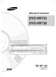 Samsung DVD-HR738 User Manual
