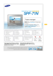 Samsung SPF-71N User Manual