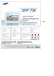 Samsung SPF-72V User Manual