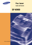 Samsung SF-6900 User Manual