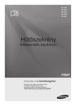 Samsung RL34SCPS alulfagyasztós hűtő Felhasználói kézikönyv