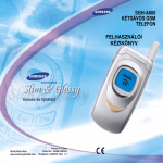 Samsung SGH-A800 Felhasználói kézikönyv